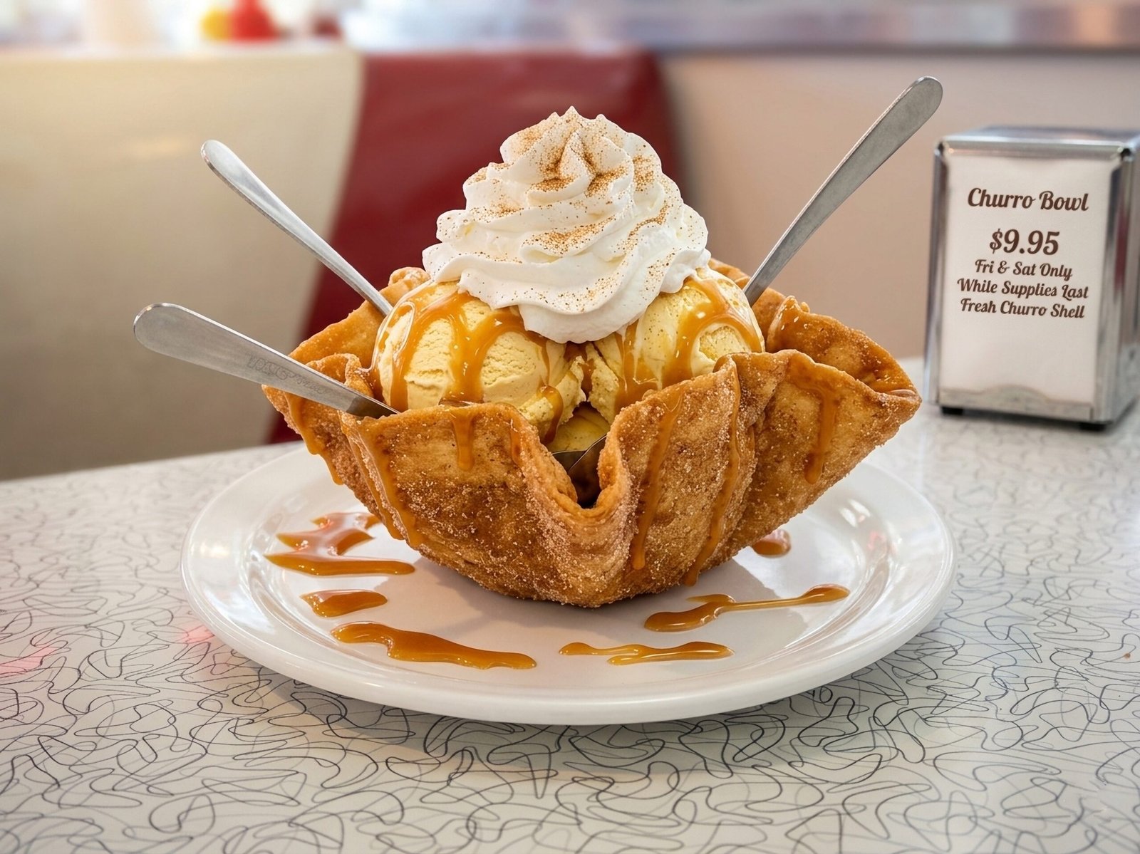 Churro Bowl dessert